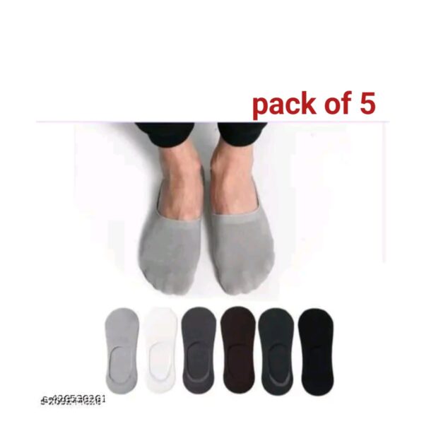 5 PAIRS LOAFER PLAIN Loafer Socks for Men (9)