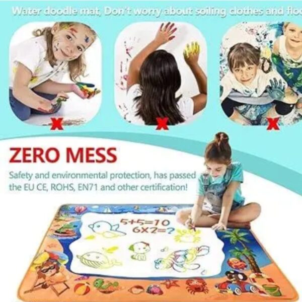 reusable water doodle mat (100×80cm)